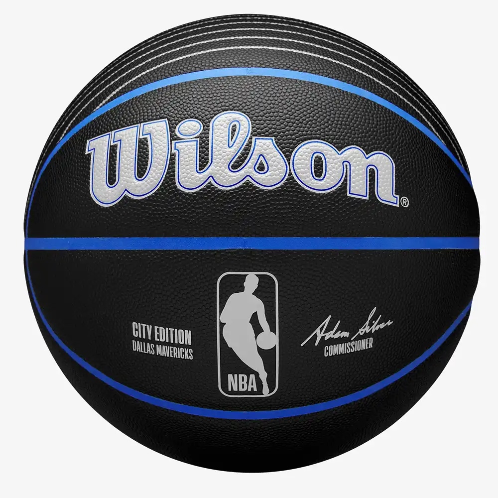 Мяч баскетбольный 7-го размера Wilson NBA TEAM CITY COLLECTOR Dallas Mavericks - фото