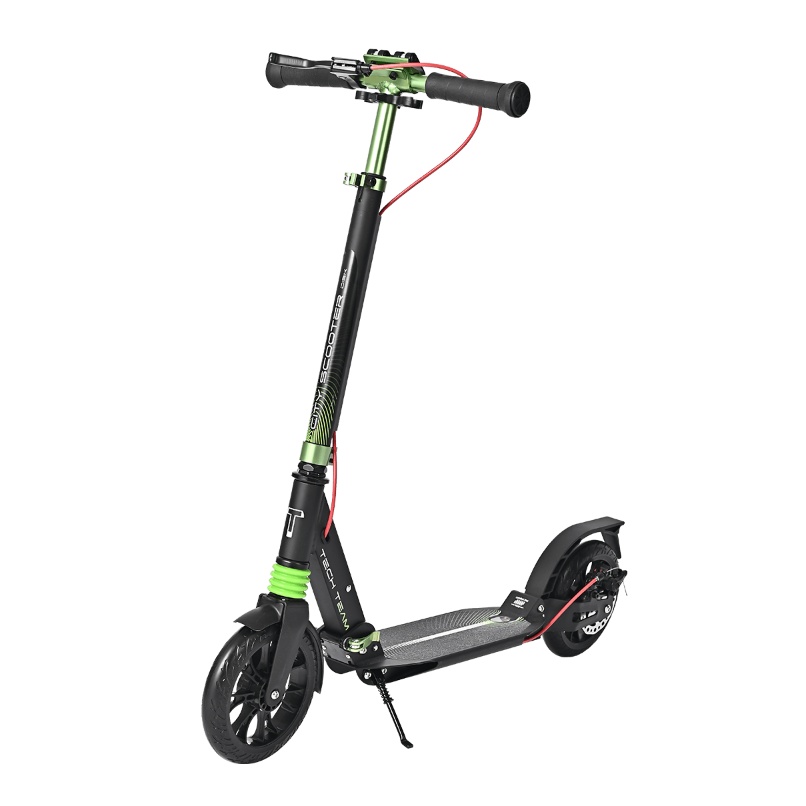 Самокат TechTeam City Scooter Disk Brake 2022 Green - фото