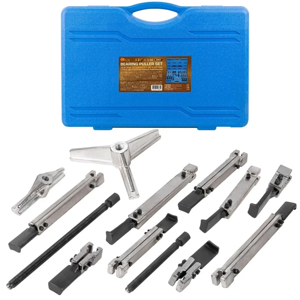 Съемник двух-трехлапый сборный универсальный, 13 пр. FORSTIME FT-66627 - фото