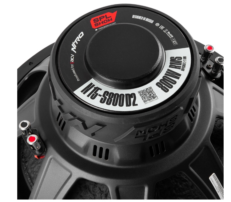 Автомобильный сабвуферный динамик ACV SPL SHOW NITRO N15-S800D2 - фото5