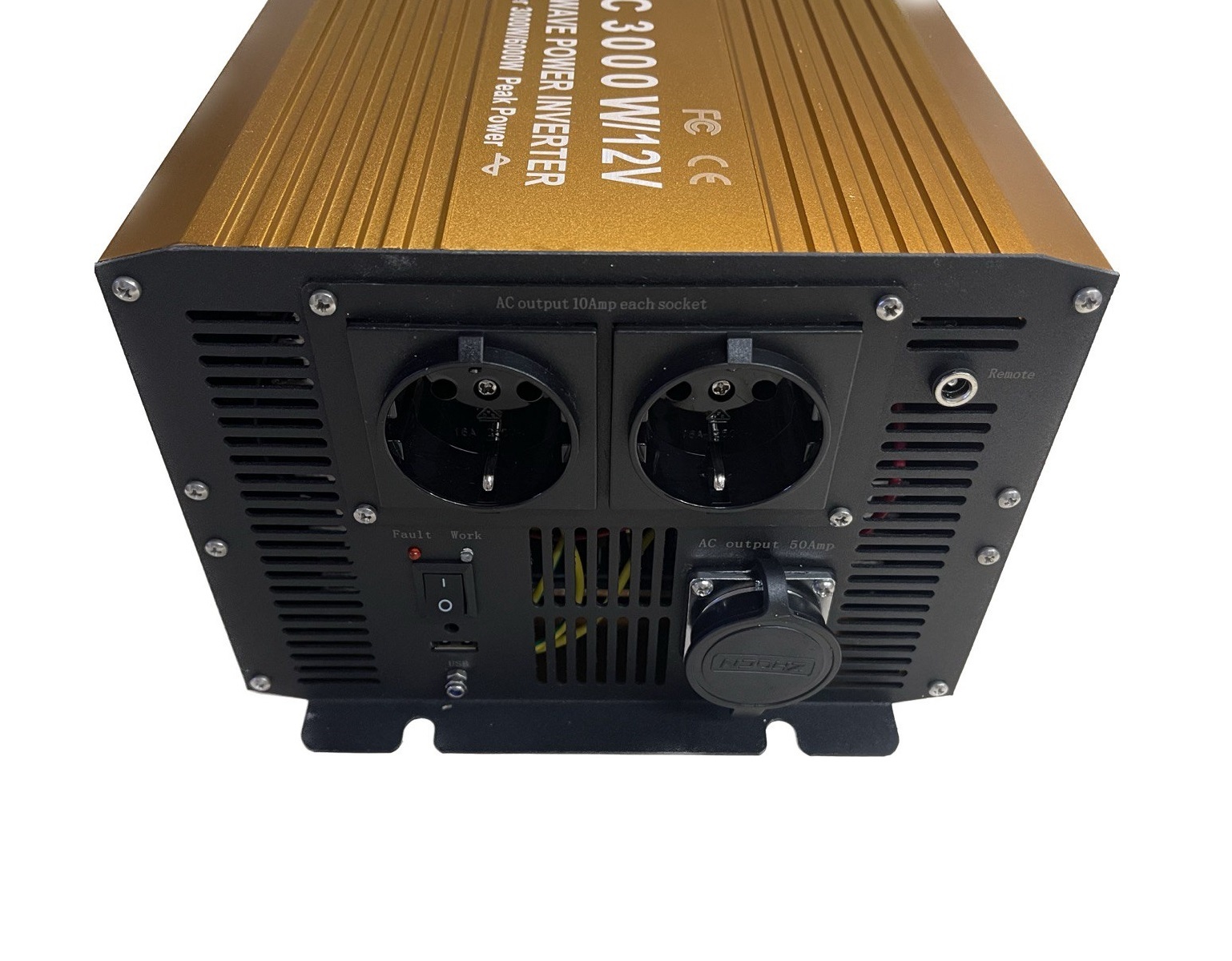 Автомобильный инвертор Geofox P 3000W/12v - фото2