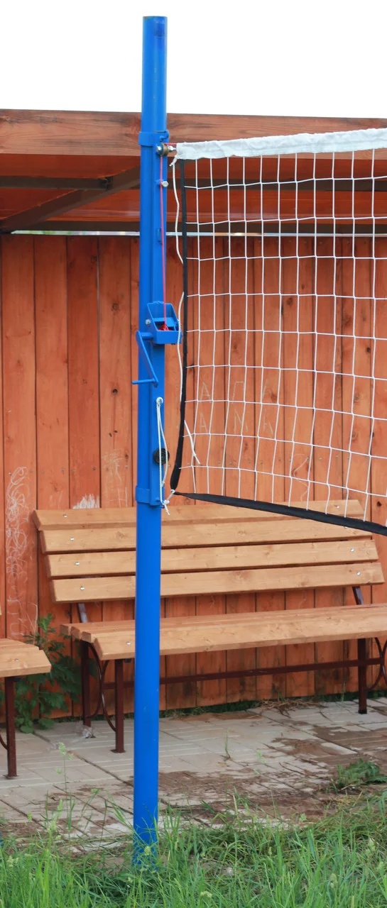 Стойки волейбольные массовые со стаканами и крышками - фото5