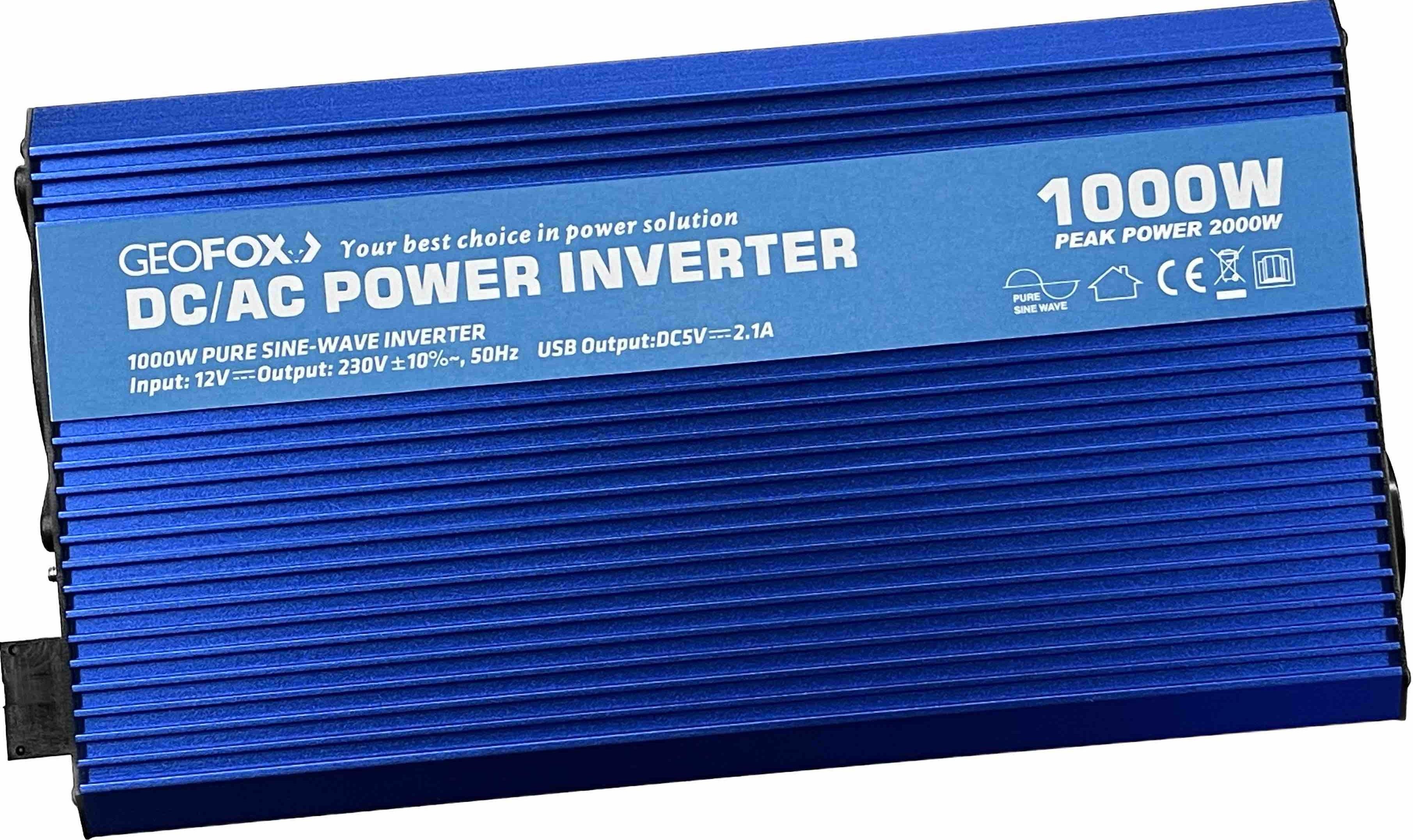 Автомобильный инвертор Geofox P 1000W/12v - фото5