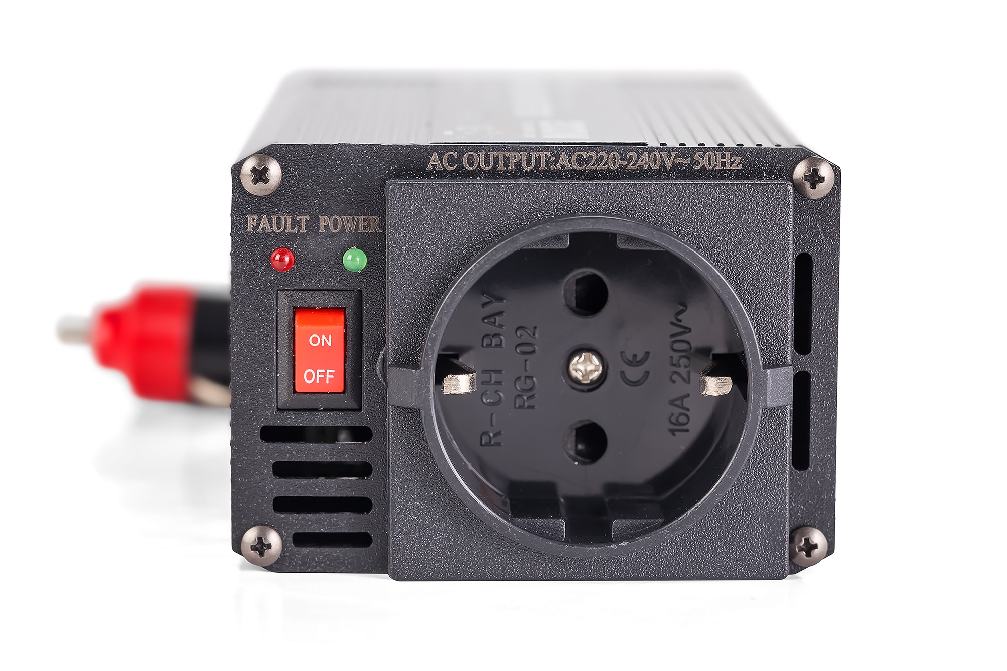 Автомобильный инвертор Geofox M 200W/24v-2р - фото4