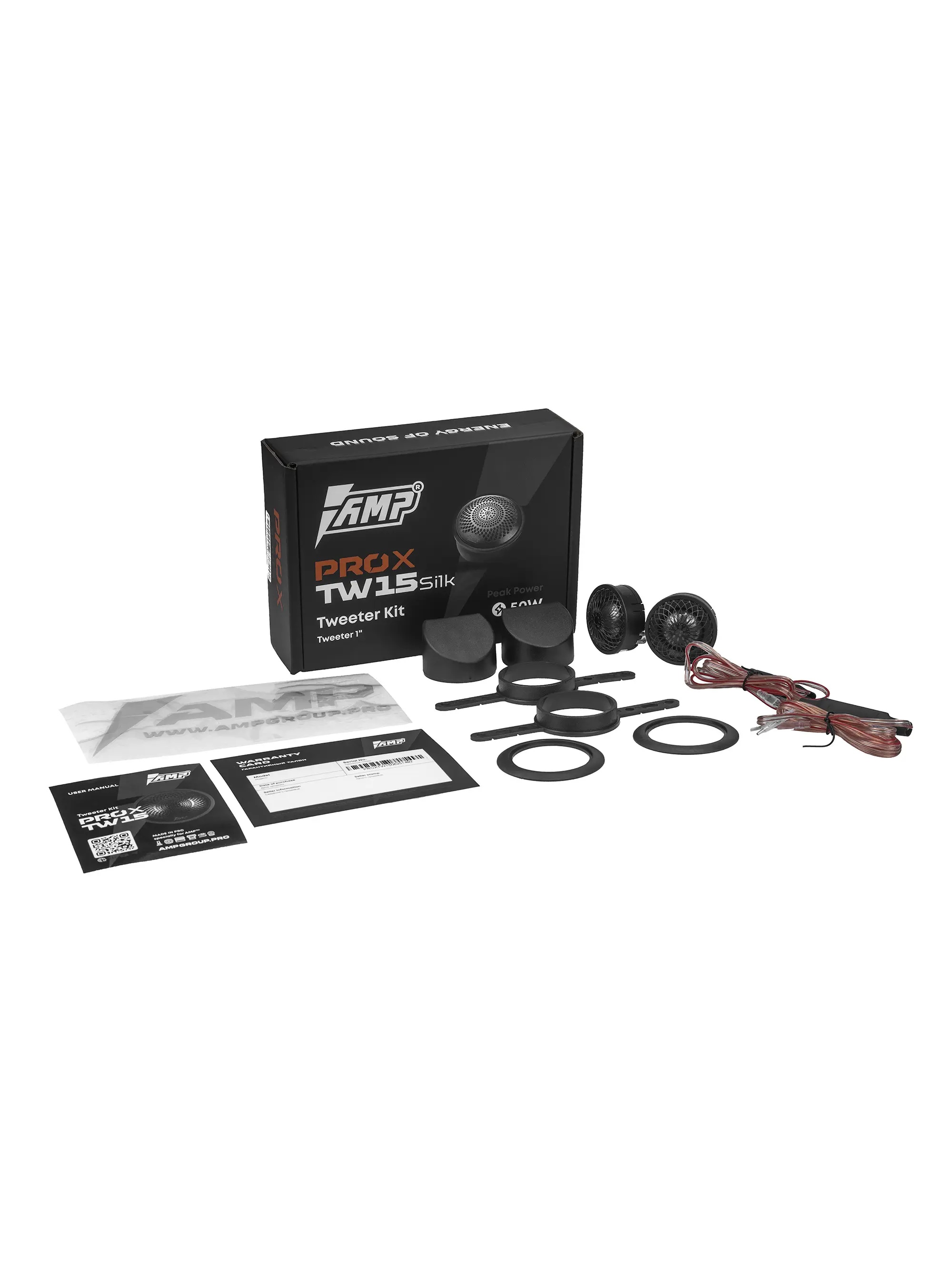 Высокочастотные динамики AMP PRO X TW15 Silk - фото5