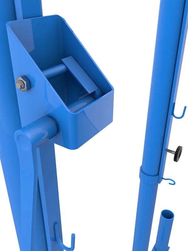 Стойки волейбольные массовые со стаканами и крышками - фото3