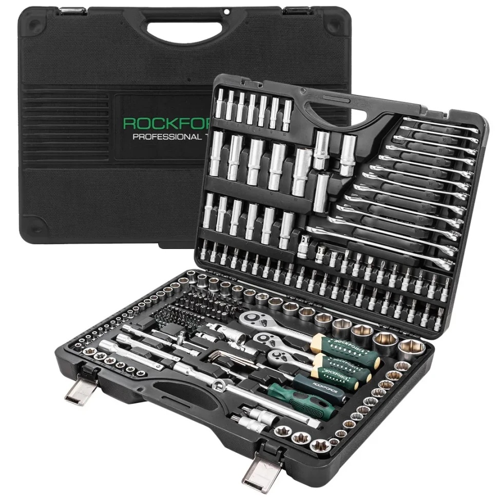 Набор инструментов 216пр. 1/4''3/8''1/2''(6гр, 12гр) RockFORCE RF-38841+3 - фото