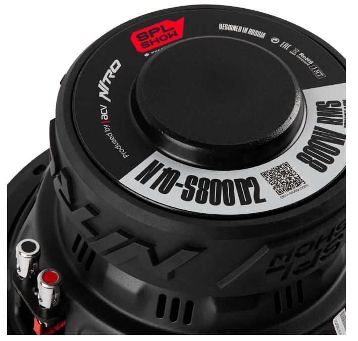 Автомобильный сабвуферный динамик ACV SPL SHOW NITRO N10-S800D2 - фото5
