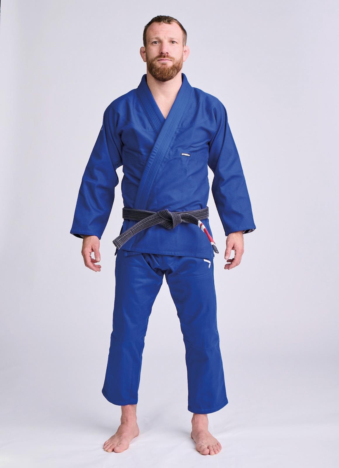 Кимоно для джиу-джитсу IPPON GEAR Grind Ultra Light BJJ (BJJ352S), синий, размер A1-A3 - фото