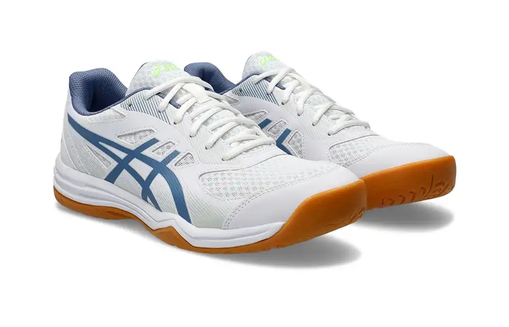 Волейбольные кроссовки Asics Upcourt 5 (голубые) - фото