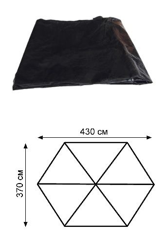 Съемный пол для шатра TRAMP Mosquito 4.3х3.7 м (V2) - фото