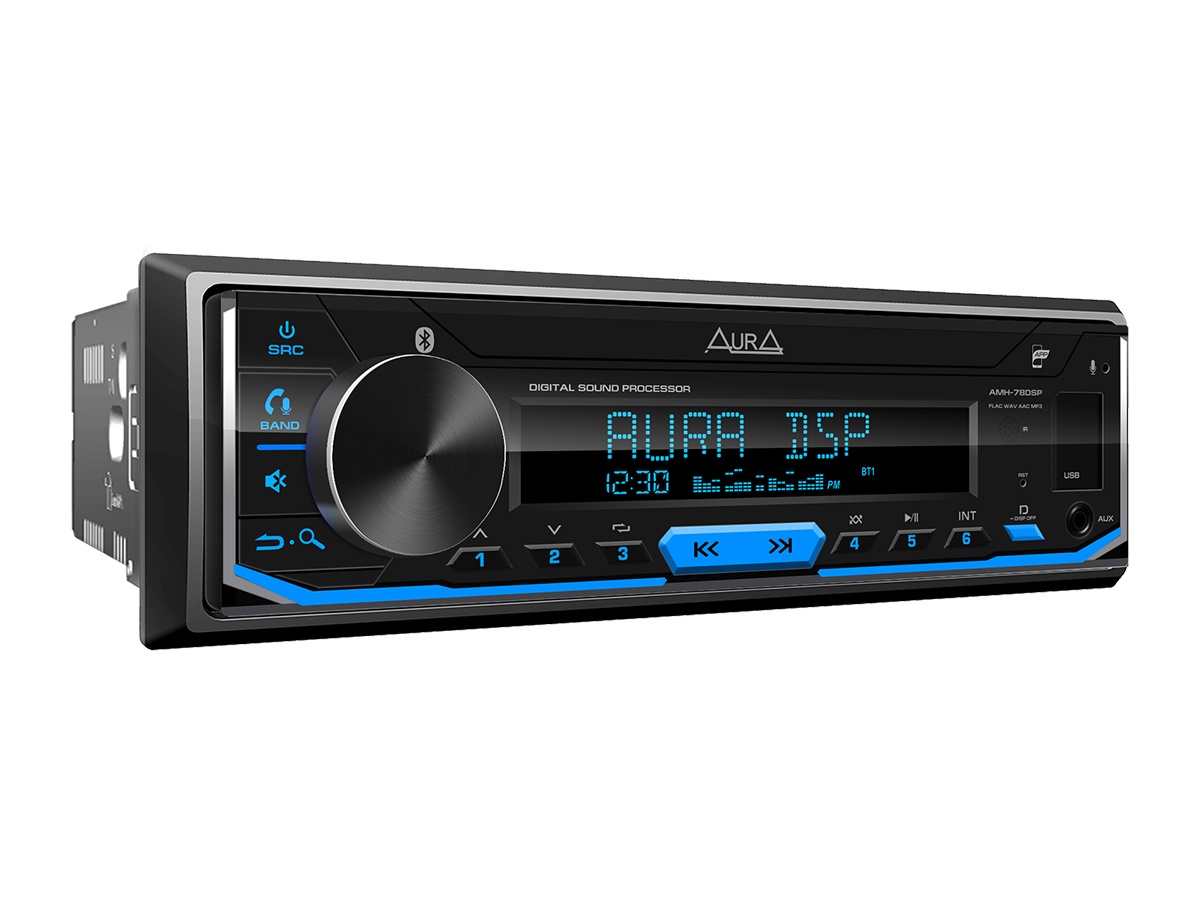 Автомобильный USB/Bluetooth ресивер AURA AMH-78DSP - фото