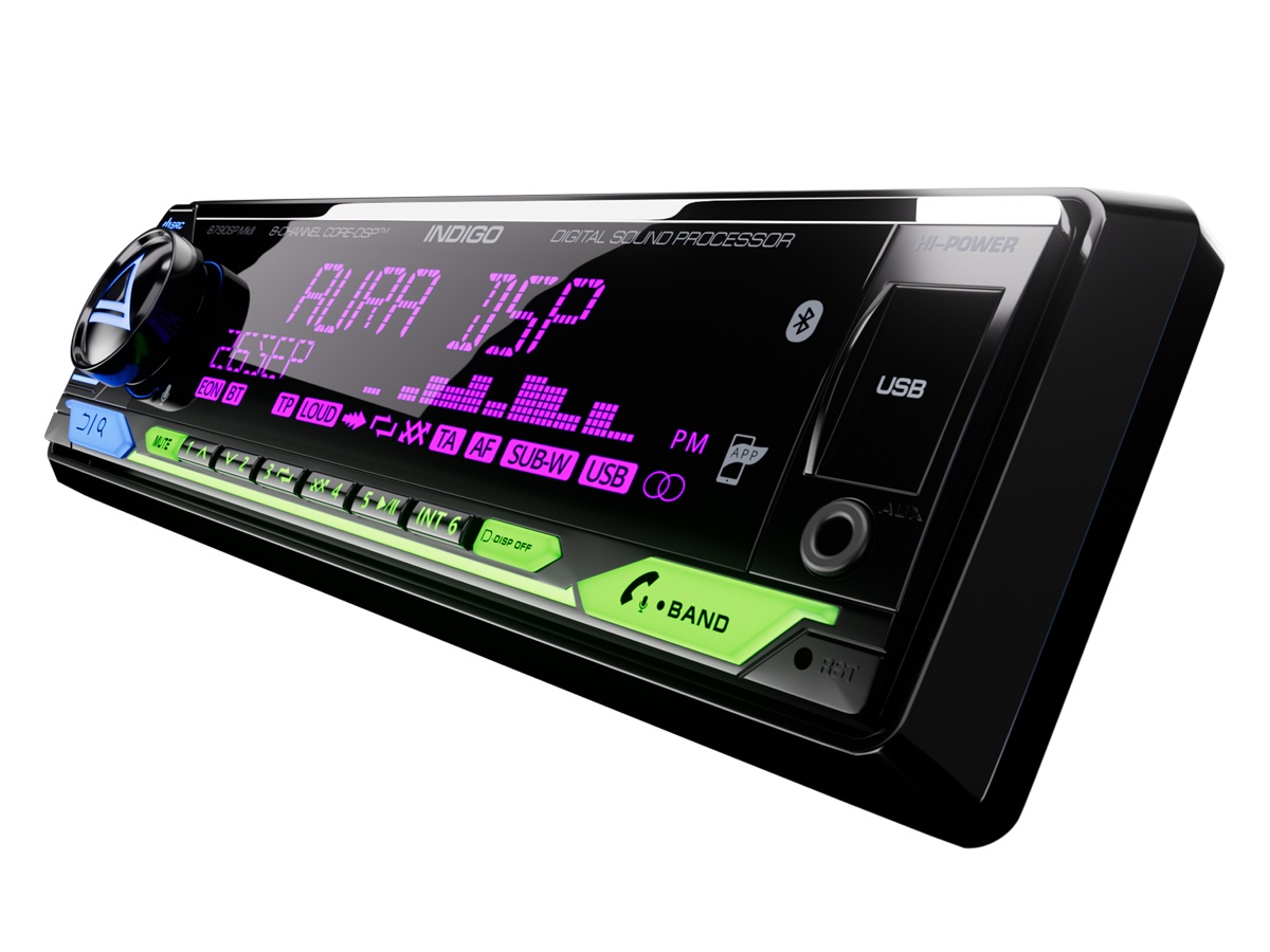 Автомобильный USB/Bluetooth ресивер INDIGO-879DSP MkII Hi-POWER - фото3