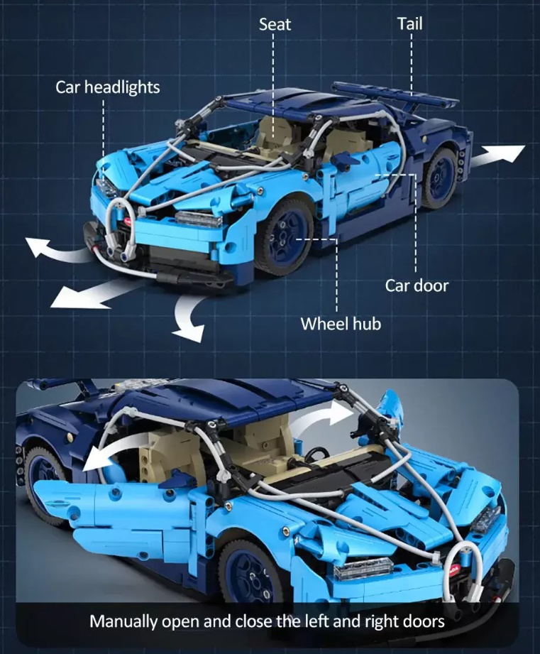 Конструктор CaDa Bugatti C61028W - фото4