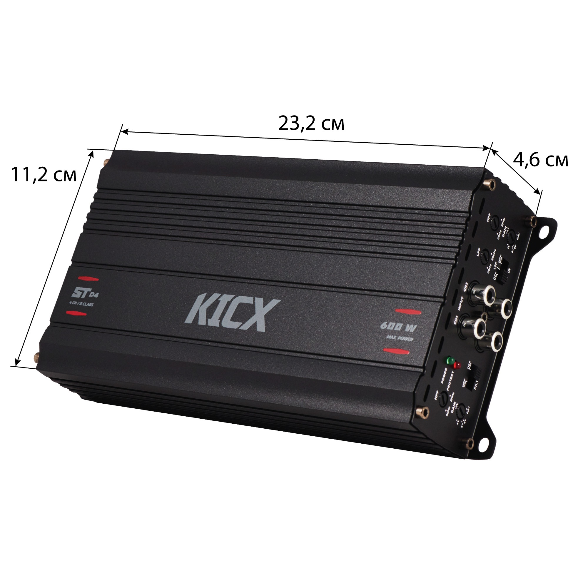 Автомобильный усилитель KICX ST D4 - фото2
