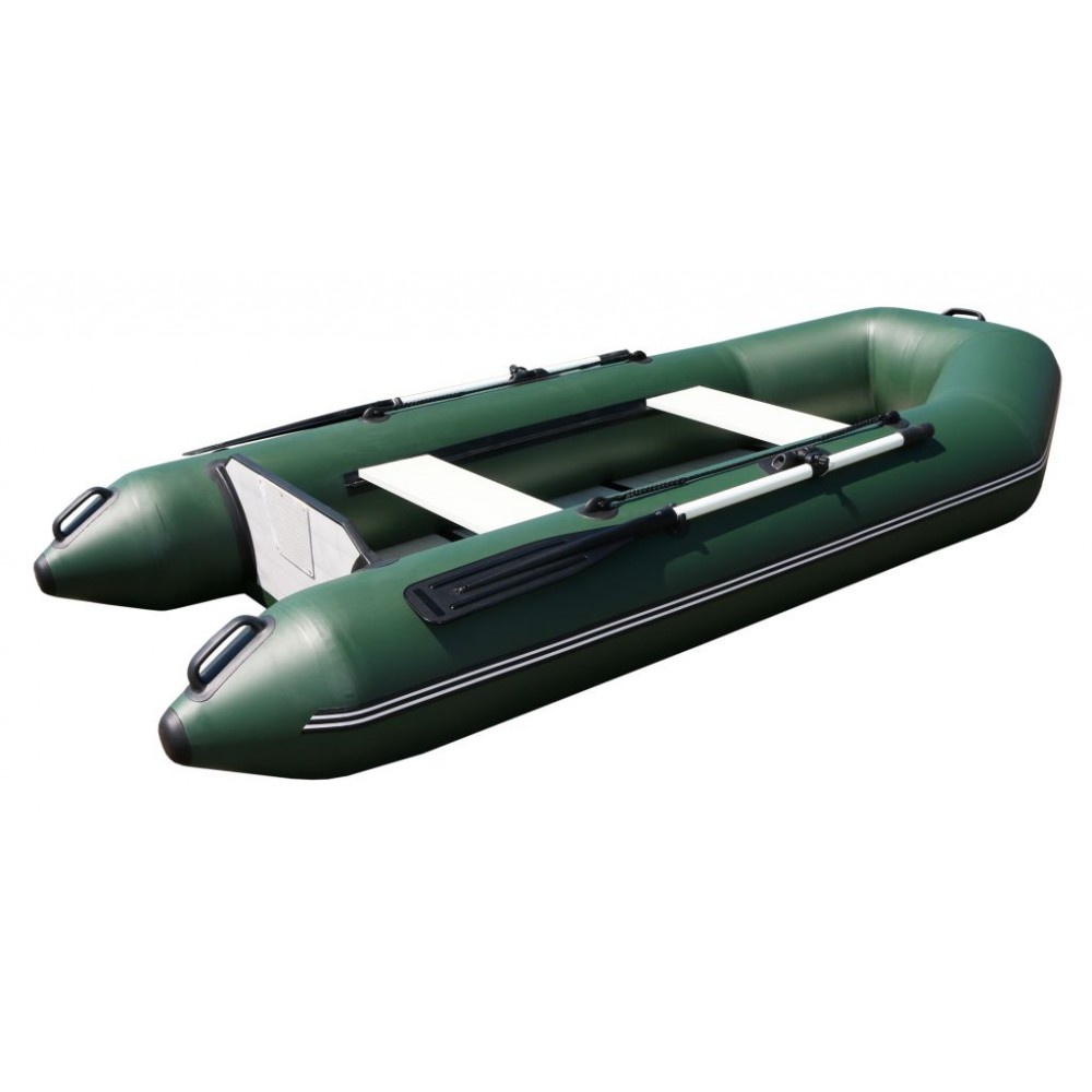 Лодка гребная-моторная Polar Bird 300 ТМ Киль СС Teal Стеклокомпозит (зеленый) - фото