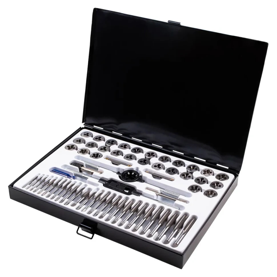 Набор метчиков и плашек 60пр. Scheppach Sch-M060-3 - фото2