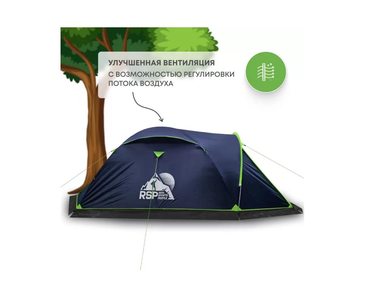 Туристическая палатка RSP River 2 (синяя) - фото5