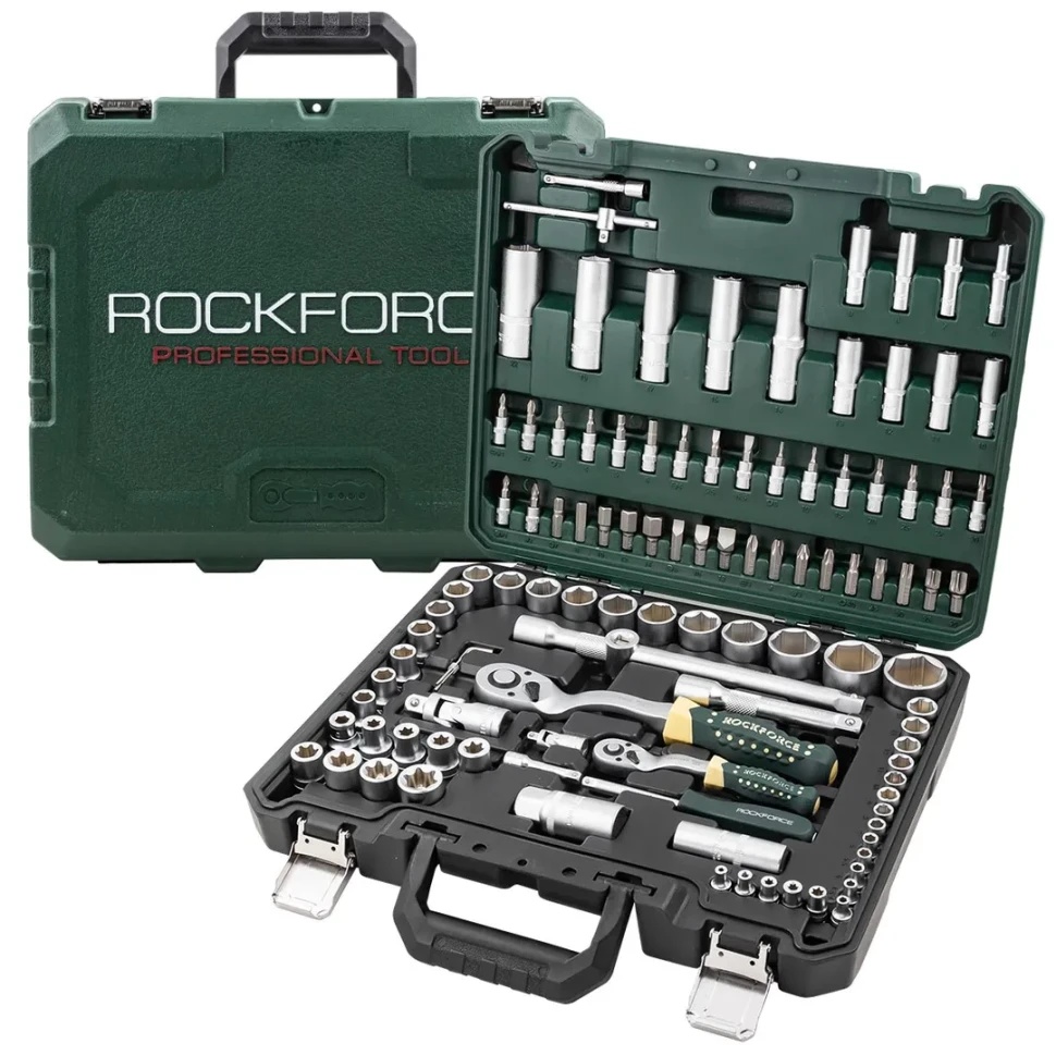 Набор инструментов 108пр. 1/4'', 1/2''(6гр.) RockFORCE RF-41082-5W - фото