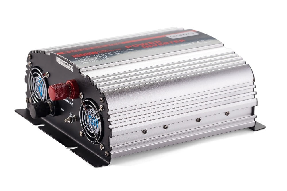 Автомобильный инвертор Geofox MD 1500W/24v-2p - фото