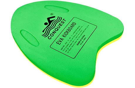 Доска для плавания треугольная CLIFF BL-108EA-G, 30x38x3 см (зеленый)  - фото