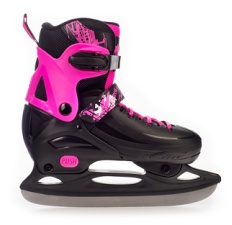 Коньки ледовые, раздвижные TIAN-E TE-IS762PNM, розовые - фото3