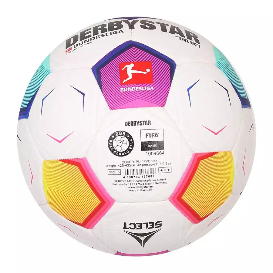 Мяч футбольный 5-го размера Select Derbystar Bundesliga 23-24 Brilliant Replica - фото3