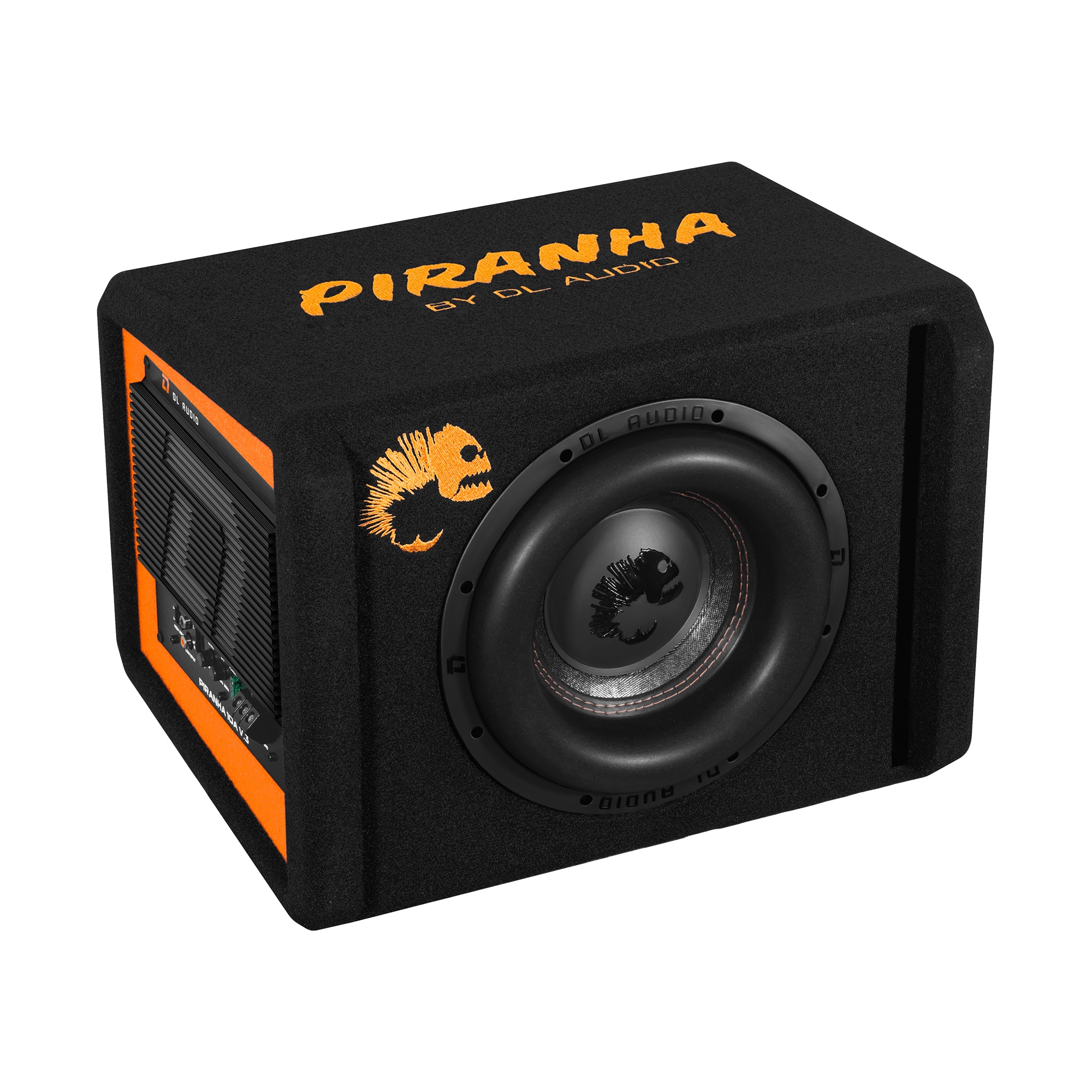 Сабвуфер автомобильный DL Audio Piranha 10A V3 BLACK - фото
