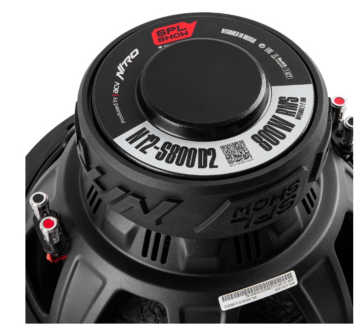 Автомобильный сабвуферный динамик ACV SPL SHOW NITRO N12-S800D2 - фото5