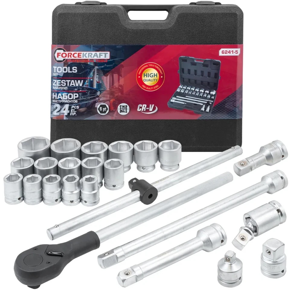 Набор инструментов 24пр. 3/4