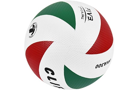 Мяч волейбольный CLIFF CF-300V-YG (бело-зелено-красный) - фото2