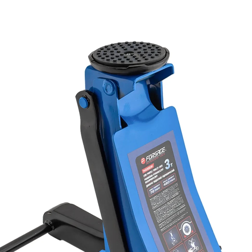 Домкрат подкатной  гидравлический 3 т(h min 72мм, h max 460мм) Forsage F-TH33003F - фото4