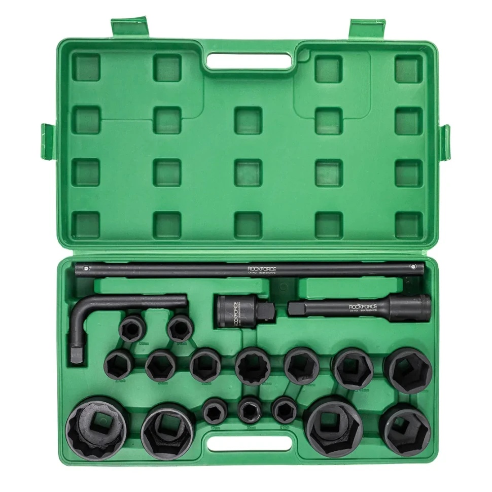 Набор инструментов 20пр. 3/4'', 1'' RockFORCE RF-6204-5MPB - фото3