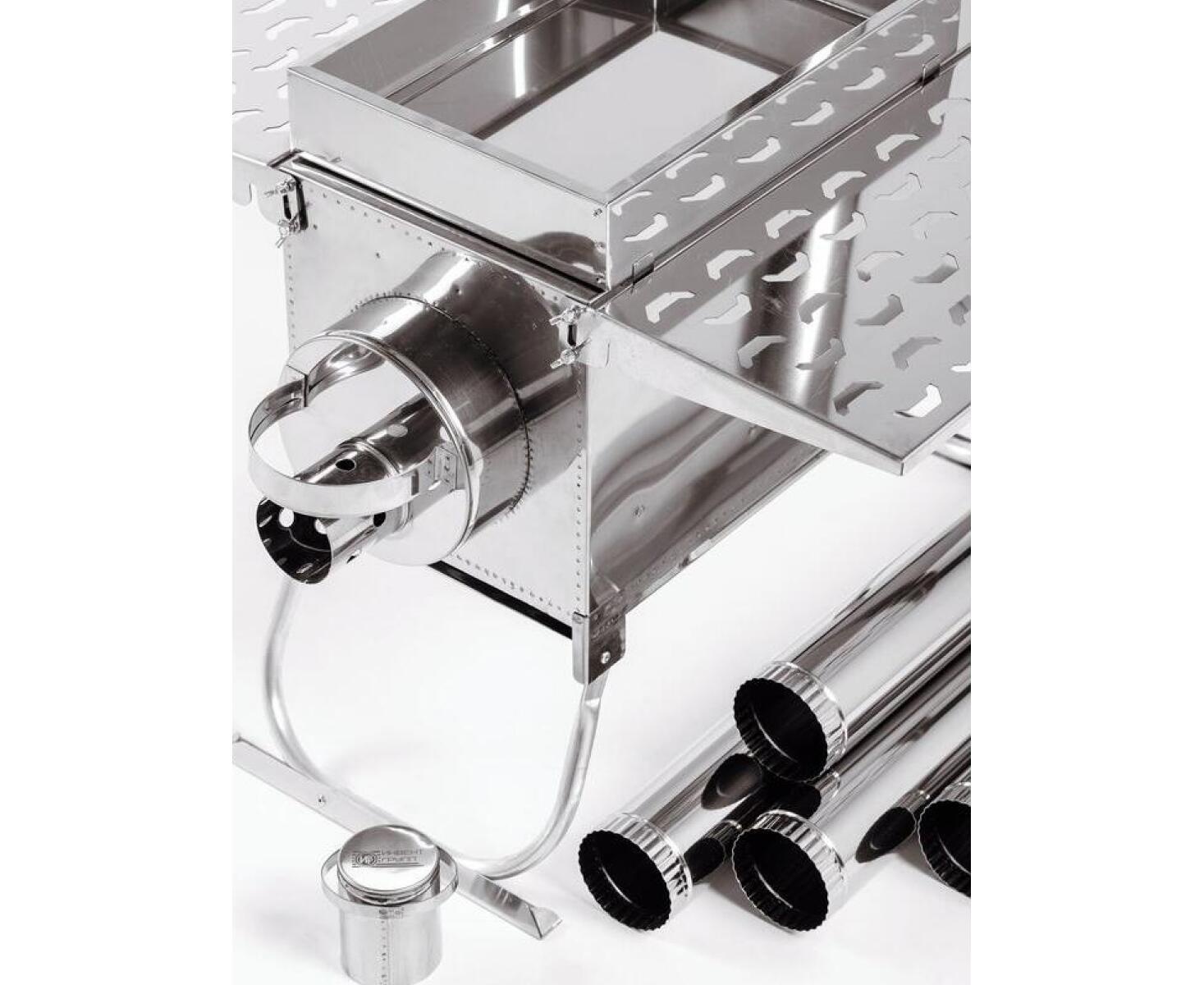 Печь ИНВЕНТ ПРО, Малая, 500х280х340 (нерж.сталь 0,8 мм) экраны-трансформеры толщиной 1 мм. + короб для камней - фото2