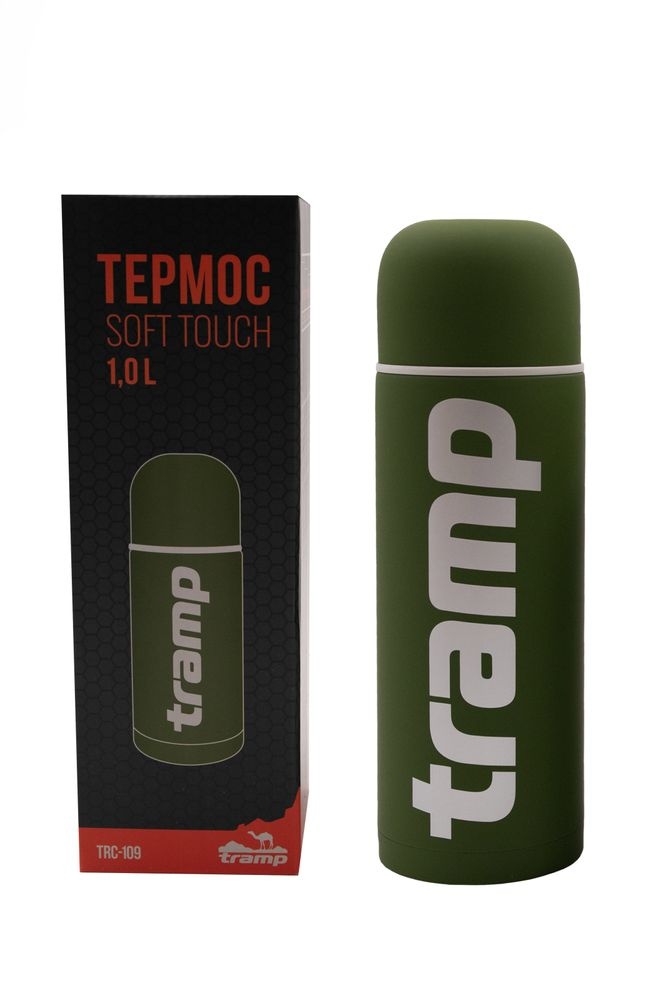 Термос Tramp Soft Touch на 1,0 литр TRC-109 хаки - фото3