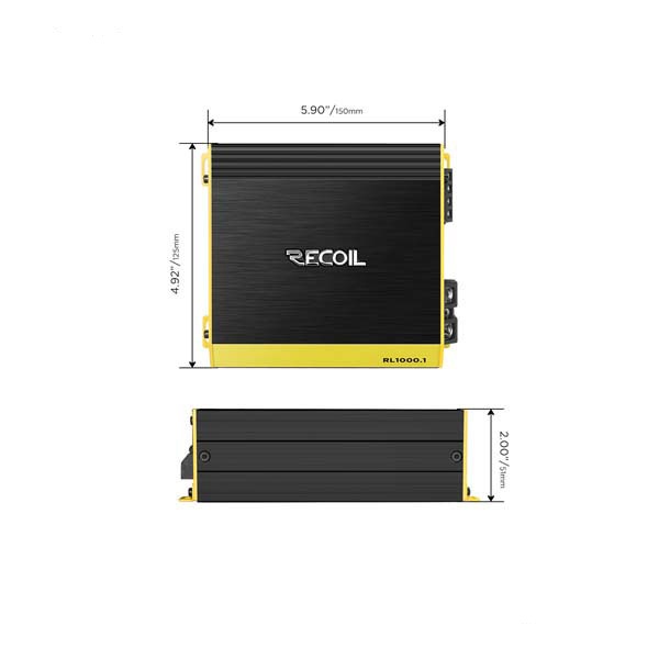 Автомобильный усилитель RECOIL RL1500.1 - фото3