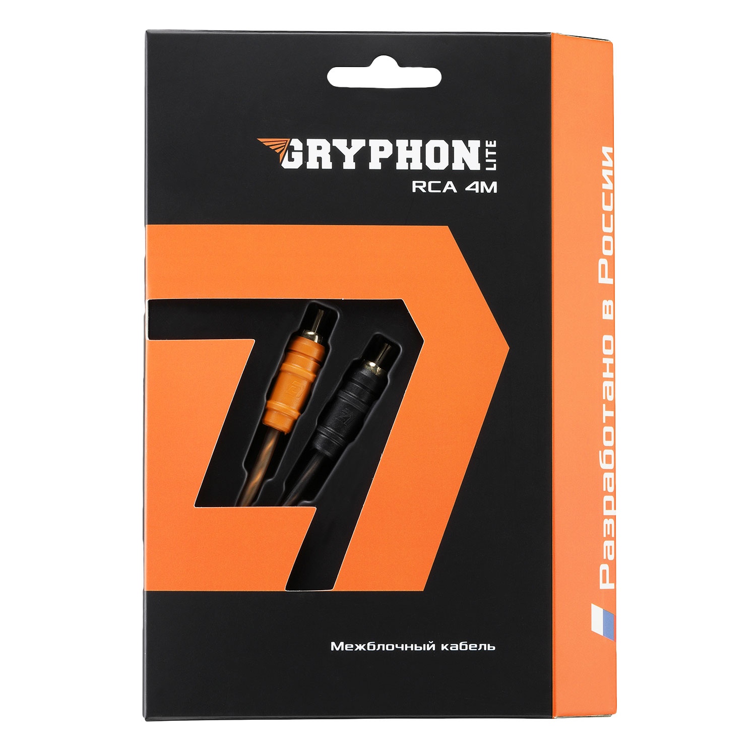 Межблочный провод 2RCA-2RCA для установки автомобильного усилителя DL Audio Gryphon Lite RCA 4м - фото3