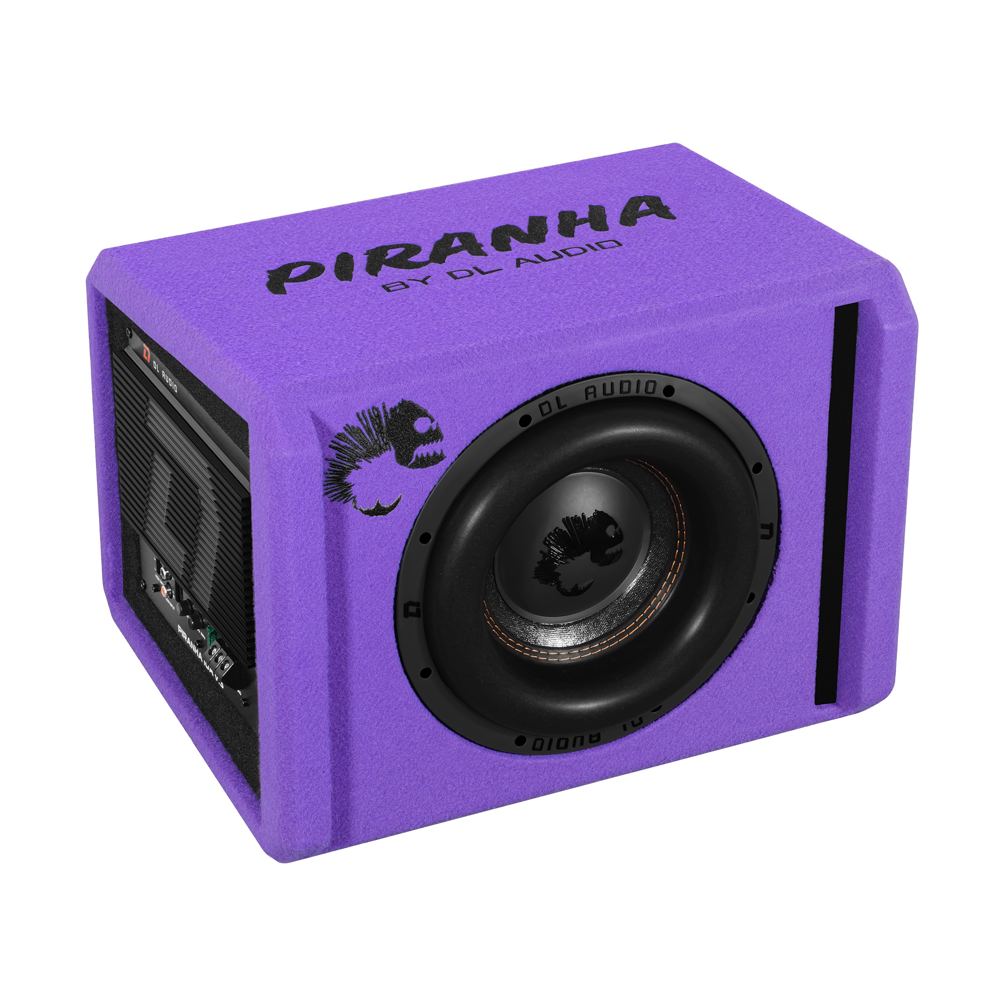 Сабвуфер автомобильный DL Audio Piranha 10A V3 PURPLE - фото
