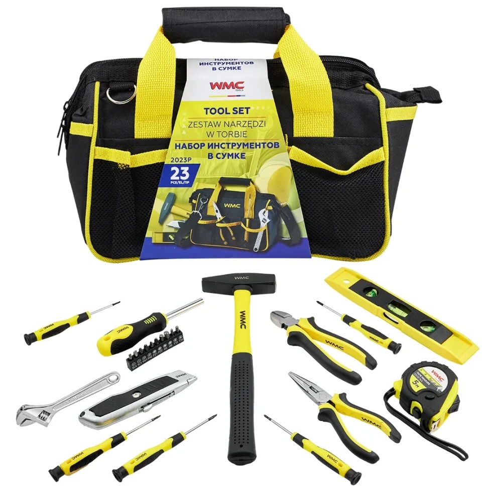 Набор инструментов в сумке 23пр. WMC TOOLS WMC-2023P - фото