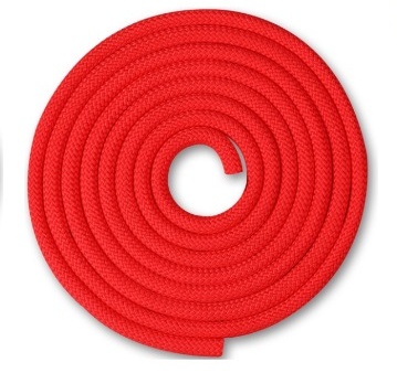 Скакалка гимнастическая INDIGO 3м, красный SM-123-3-R - фото