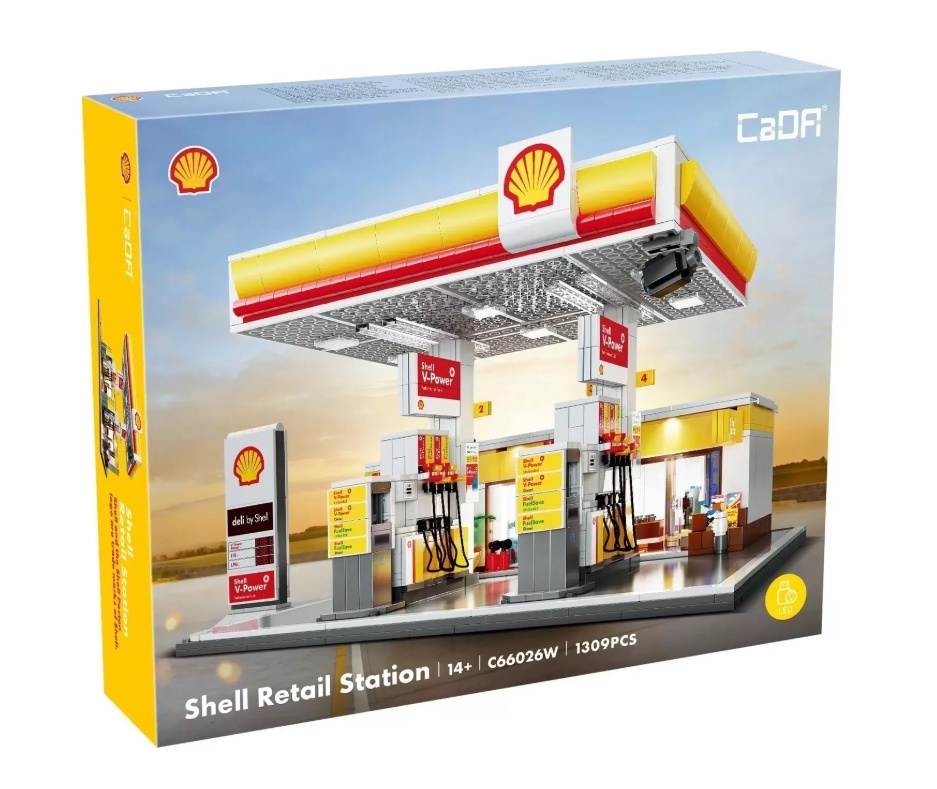 Конструктор CaDa заправка Shell Retail Station C66026W - фото6