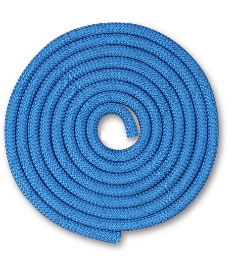 Скакалка гимнастическая INDIGO 3м, синий SM-123-3-BL - фото