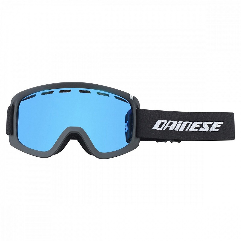 Маска горнолыжная Dainese Frequency Goggles, black/blue-steel - фото