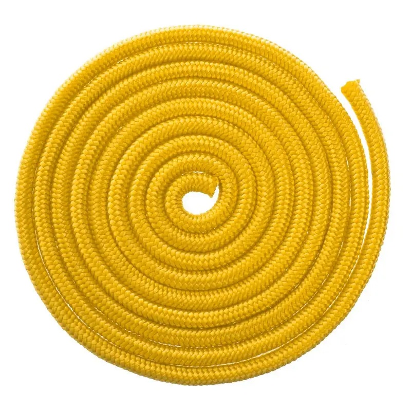 Скакалка гимнастическая INDIGO 3м, желтый SM-123-3-Y - фото