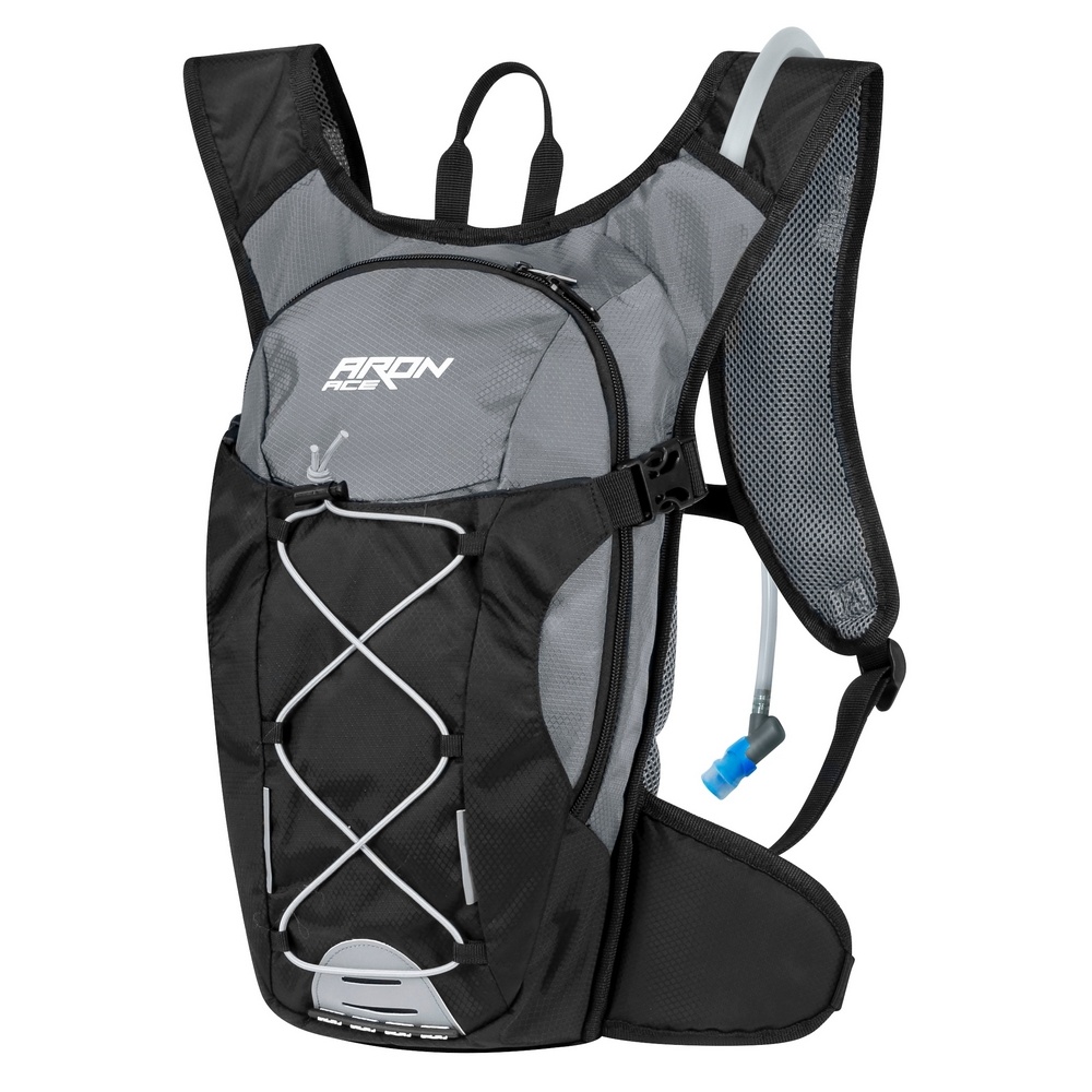 Рюкзак с гидропаком Force Aron Pro Plus 10L+2L, grey/black - фото