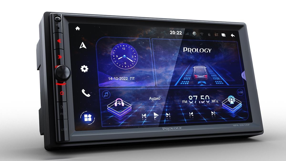 Автомобильный мультимедийный центр PROLOGY MPА-220 DSP на операционной системе ANDROID 10 - фото3