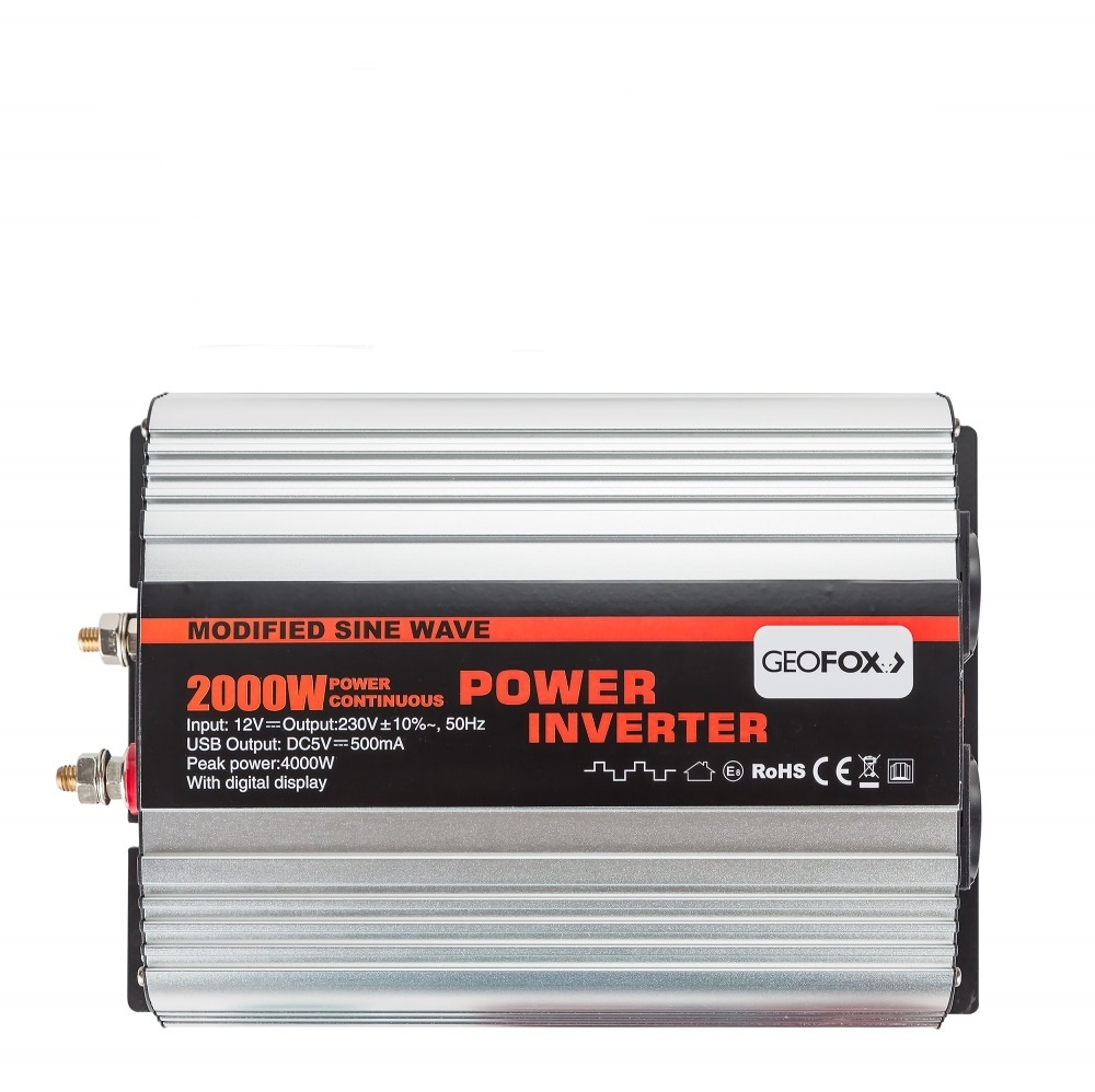 Автомобильный инвертор Geofox MD 2000W/24v-2р - фото5