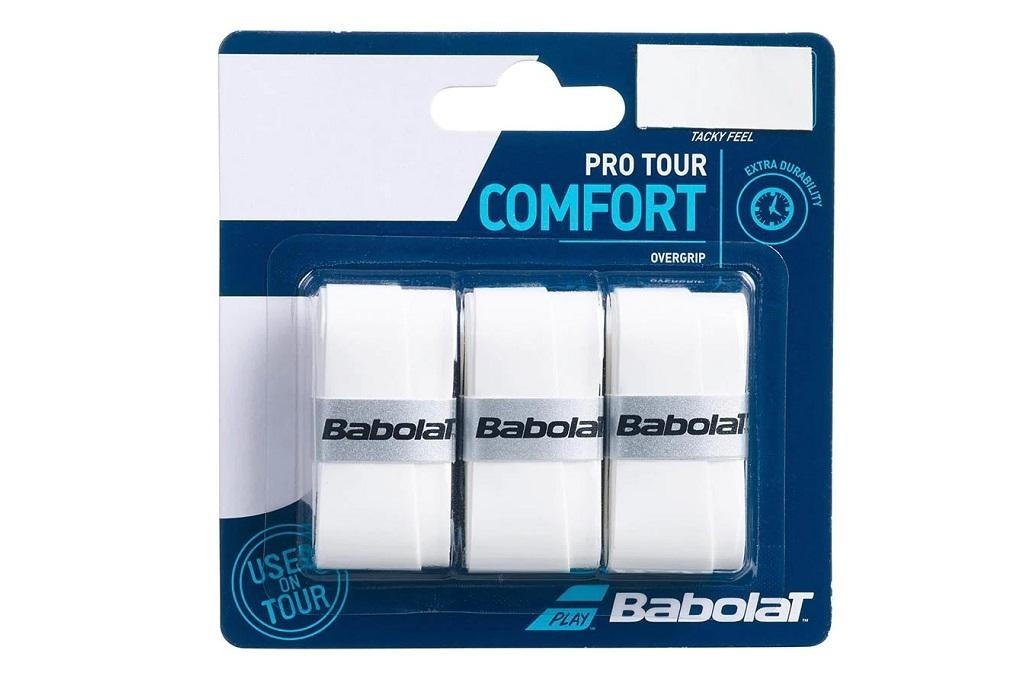 Обмотка для т/ракеток Babolat Pro Tour (3 шт. в уп.), белый (653037-101) - фото