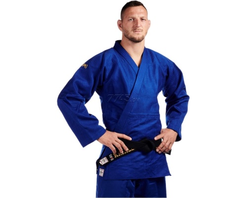 Куртка дзюдо IPPON GEAR Olympic IJF, синий, 175, 185 (JJ691B) - фото