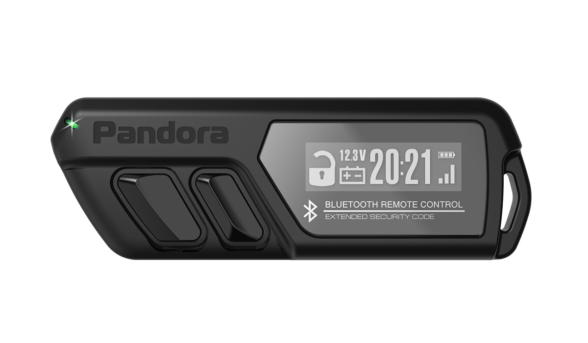 Брелок PANDORA LCD D035 black  - фото